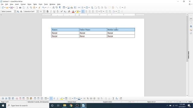 001 LibreOffice Writer Insert Tables смотреть онлайн