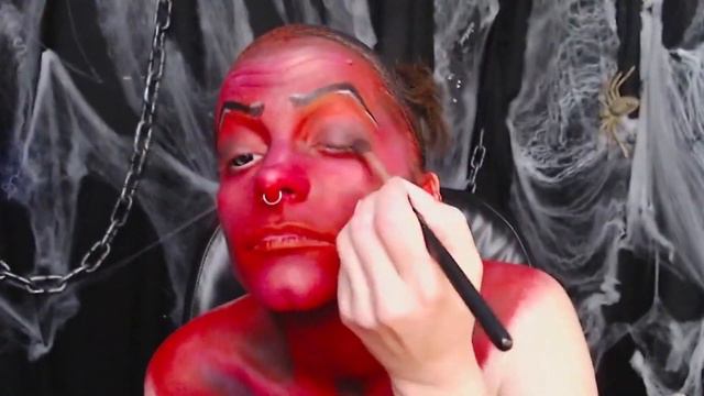 #StreamTober - Devil Bodypainting [10.01.2021] #TwitchCreative #Art смотреть онлайн