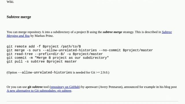 How do you merge two Git repositories? смотреть онлайн