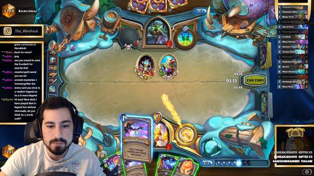 Legend Miracle Elemental Mage - Hearthstone Descent Of Dragons смотреть онлайн