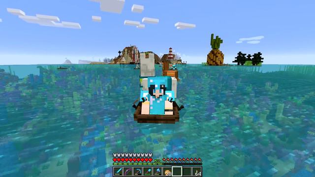 THE LLAMAS ARE TAKING OVER! | The Deep End Minecraft Survival | Episode 4 смотреть онлайн