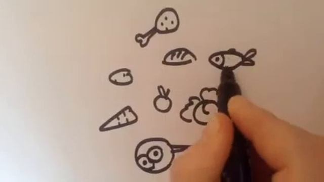Рисование - игра! Полезная еда. смотреть онлайн