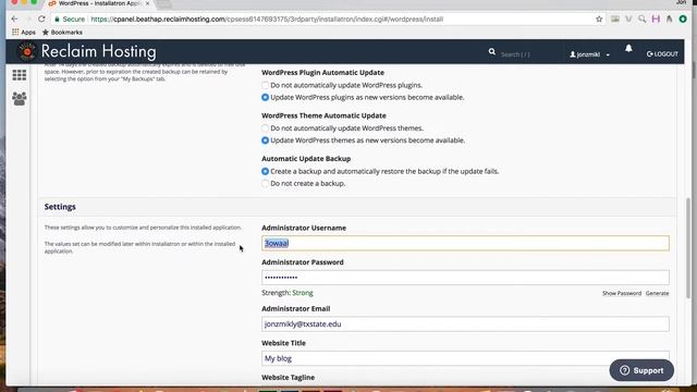 Reclaim Hosting: Creating A Subdomain, Adding SSL and Installing Wordpress смотреть онлайн
