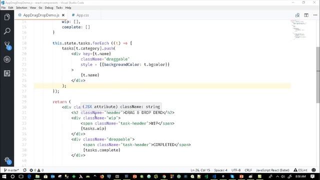React Drag and Drop tutorial without using external or third party libraries смотреть онлайн