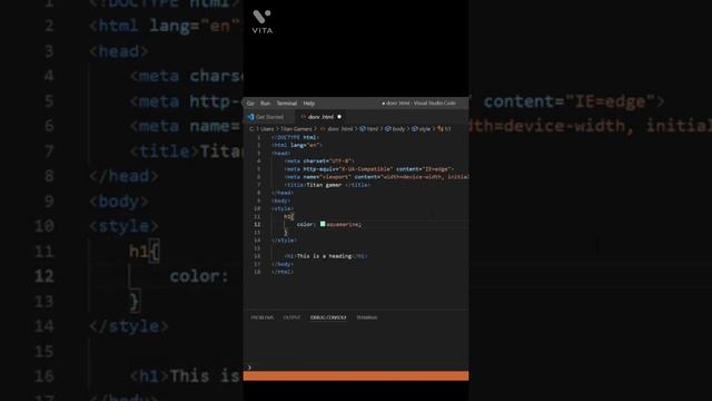 How to color html elements in css,html#shorts #html #code #htmltutorial #viral #minecraft смотреть онлайн