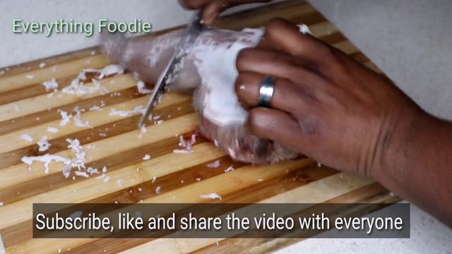 How To Clean Cow Tongue || Clean Beef Tongue #everythingfoodie