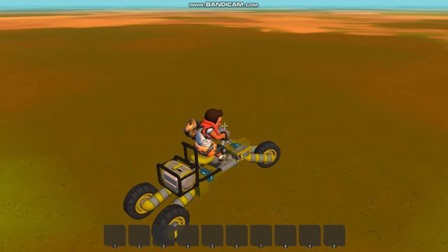 Scrap Mechanic как построить трехколесный мотоцикл. смотреть онлайн