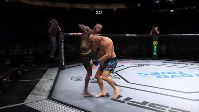 ИСРАЭЛЬ АДЕСАНЬЯ VS ЛЮК РОКХОЛД UFC 4 CPU VS CPU смотреть онлайн