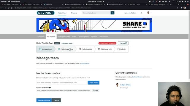 Daily Challenges - Day 1 | MLH Local Hack Day: Share смотреть онлайн