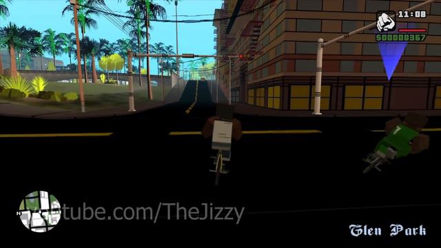 GTA San Andreas Story but it's Minecraft actually смотреть онлайн
