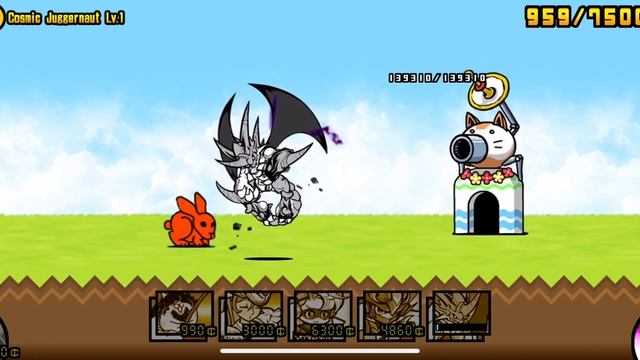 Cosmic Juggernaut Lv. 1 Horrorpotamus Battle Cats смотреть онлайн