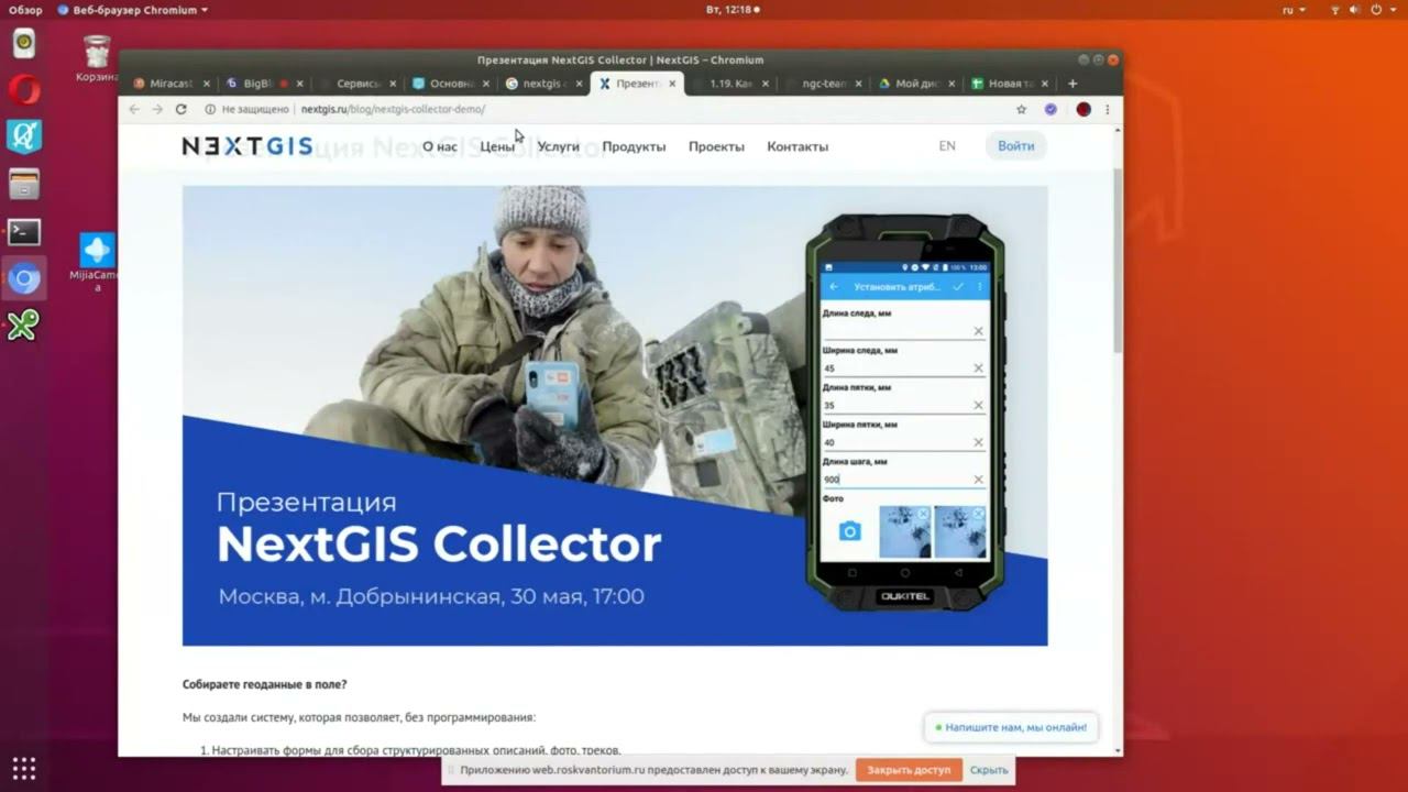 Мастер-класс по настройке NextGIS Collector смотреть онлайн