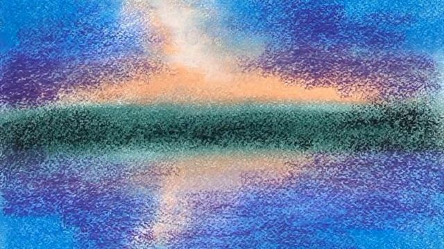 Рисуем пейзаж сухой пастелью смотреть онлайн