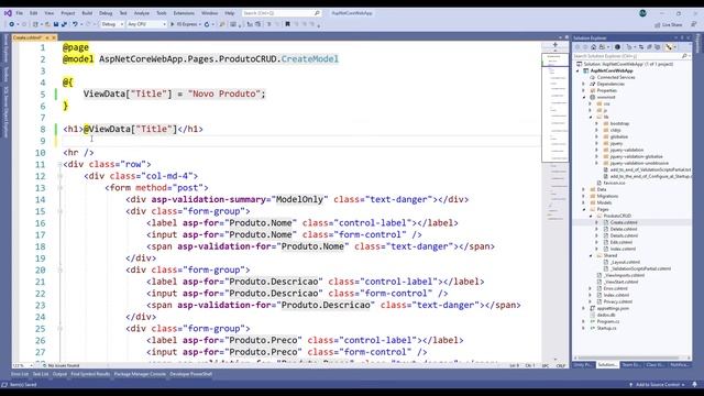 ASP.NET Core com C# e Razor Pages :: Aula 03 :: CRUD com Persistência em Banco de Dados SQLite смотреть онлайн