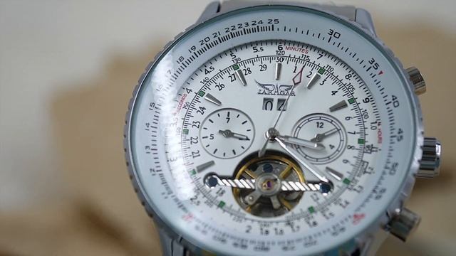 Мужские часы Jaragar Roix White смотреть онлайн