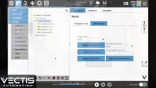 Teaching a circle on the Vectis system смотреть онлайн