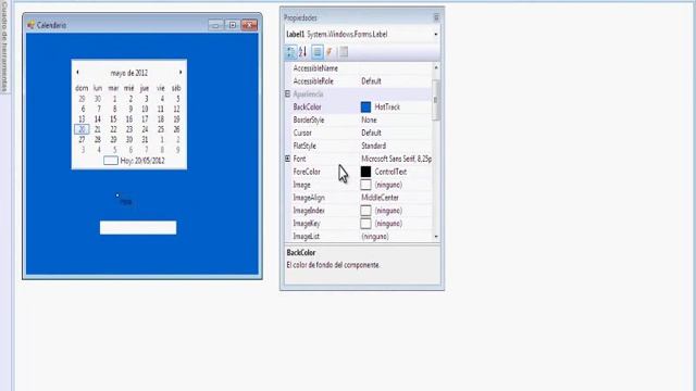 HORA Y CALENDARIO EN VISUAL BASIC смотреть онлайн