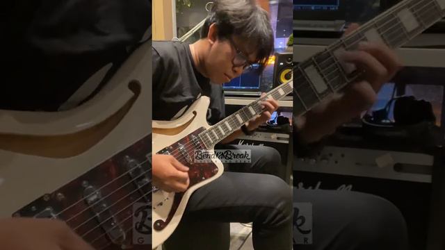 Sound test D'angelico premiere bedford SH ,amazing sound. смотреть онлайн