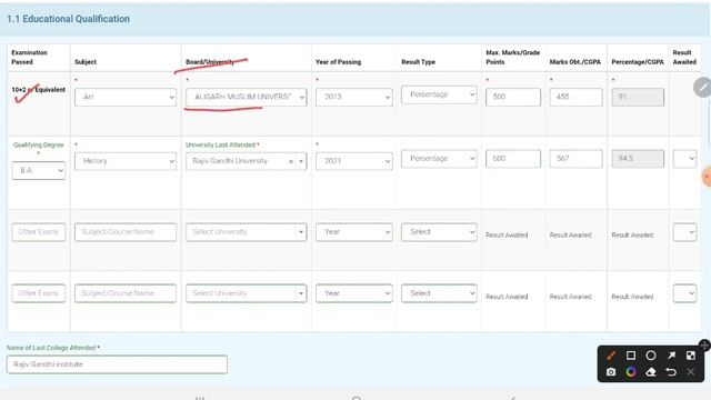 How to fill Delhi University Application form 2022 | Step by Step Pg Application Form DUET смотреть онлайн