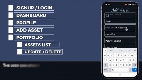 Investment  Portfolio Tracker Android App | Android Project Ideas