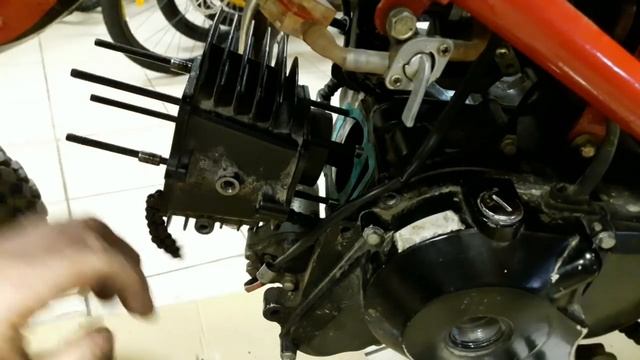 Питбайк IRBIS TTR125 ремонт поршневой мотоцикл Ирбис мопед Alpha RX 125 смотреть онлайн