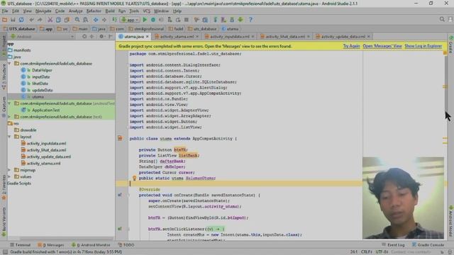 Android studio-passing intent & bundle смотреть онлайн