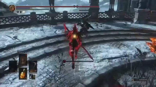 Dark Souls 3: Great Corvian Scythe pvp combo and backstab смотреть онлайн