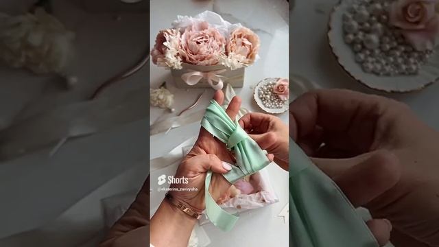 Как сделать бант на коробку Упаковка Красивый бант на коробку своими руками смотреть онлайн