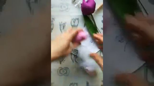 Тюльпан из текстиля1 смотреть онлайн