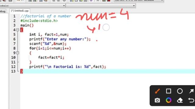 Factorial Program in C - Learn How to Calculate It Quick and Easily|csit|factorial using for loop смотреть онлайн