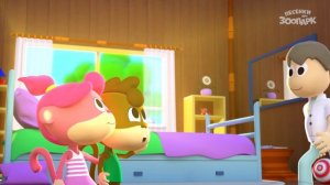 Пять обезьянок | Песенки про зоопарк