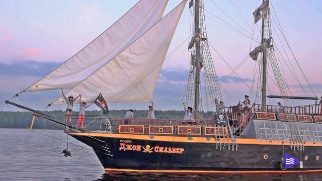 БОЙ ПИРАТОВ на парусниках .. BATTLE OF PIRATES смотреть онлайн