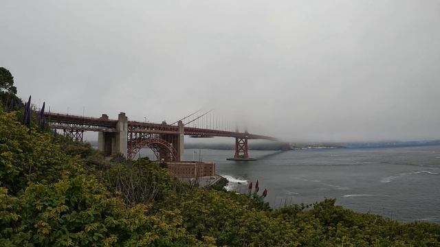 Город Сан-Франциско, США. Аренда авто. Мост Золотые Ворота. Канатный трамвай. смотреть онлайн