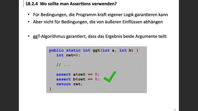 Programmierung WiSe 19/20: Vorlesung 28 — Maps, Asserts & Exceptions смотреть онлайн
