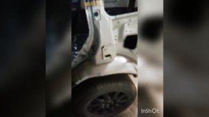 Мицубиши паджеро замена крыла часть 2