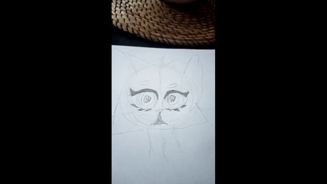 туториал как нарисовать котёнка или кота. смотреть онлайн