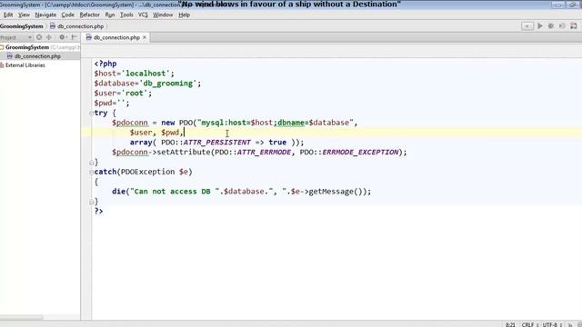 PHP PDO Connection смотреть онлайн