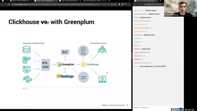 Clickhouse vs. Greenplum. Какую MPP-базу данных выбрать? // Демо-занятие курса «Data Engineer» смотреть онлайн