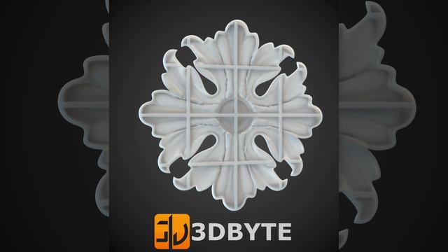 #3dmodel - Round #decor 43 || Круглый декор 43 #3dbyte  #3dprint