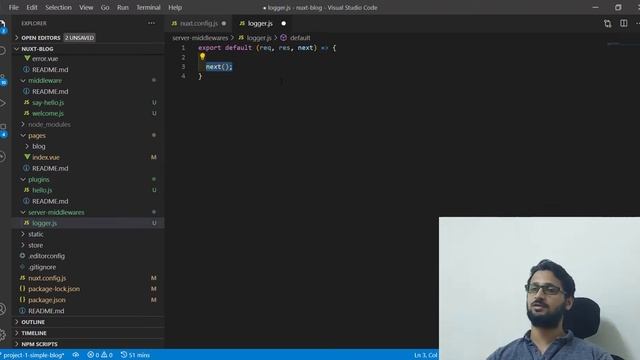 20- Nuxt.js - Server Middleware [Arabic] смотреть онлайн
