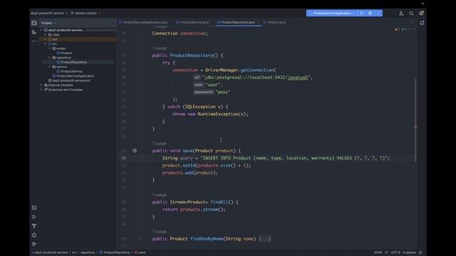 Product Service Console Application using Maven and Postgres 10DaysChallenge #telusko смотреть онлайн