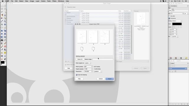 Scientific illustration with GIMP - Line drawings 01 - Open from PDF смотреть онлайн