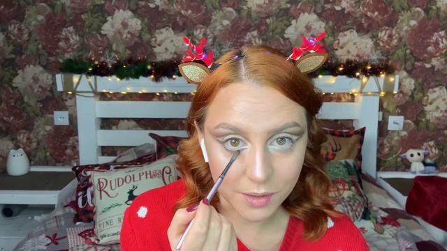 МАКИЯЖ В СТИЛЕ РУДОЛЬФА ? #holidaymakeup  #rudolf #макияжнановыйгод
