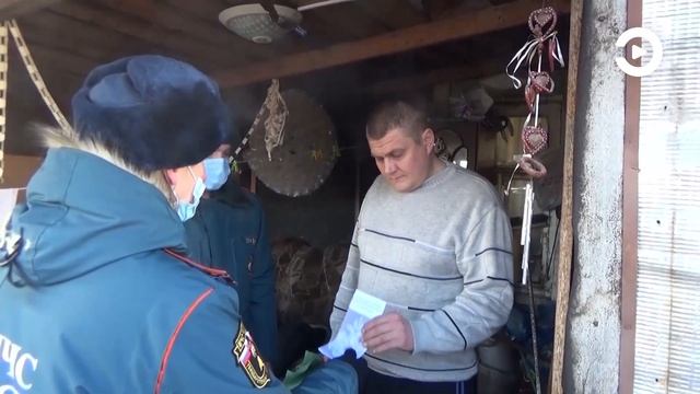 В Железнодорожном районе провели профилактический противопожарный рейд смотреть онлайн