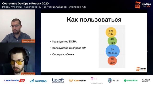 Состояние DevOps в России 2020 / Игорь Курочкин, Виталий Хабаров (Экспресс 42) смотреть онлайн