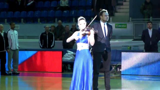 Гимн России Наталья Боска (скрипка) смотреть онлайн