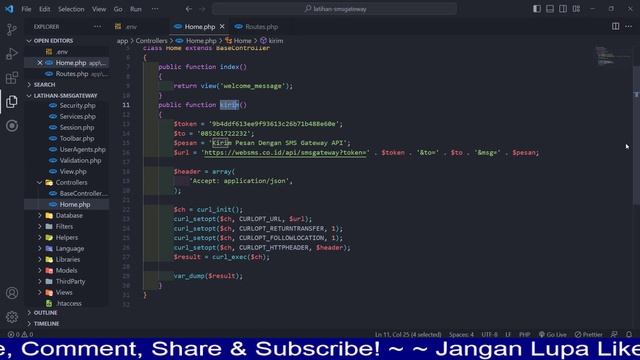 Tutorial Membuat SMS Gateway Dengan CodeIgniter 4 смотреть онлайн