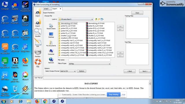 .dat to .csv using KEEL смотреть онлайн