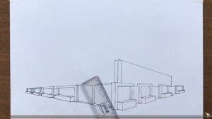Как нарисовать дом в двухточечной перспективе