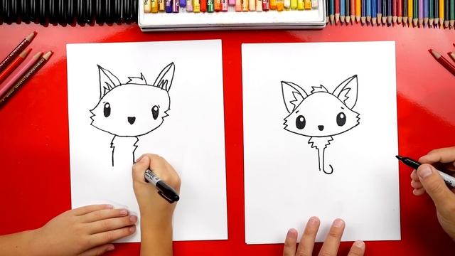 How To Draw A Cute Fox смотреть онлайн